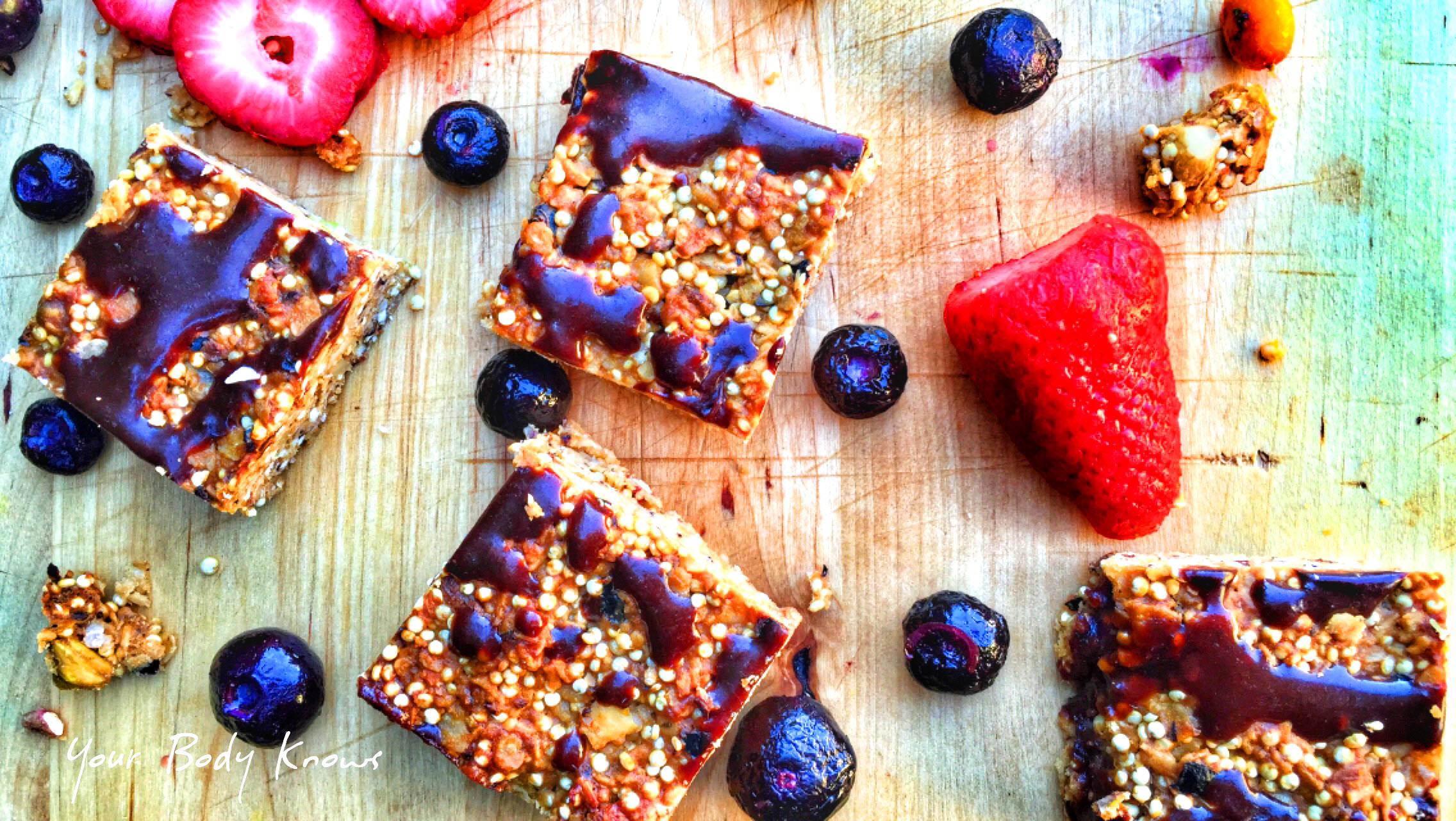 Quinoa Peanut butter Granola bar Your Body Knows