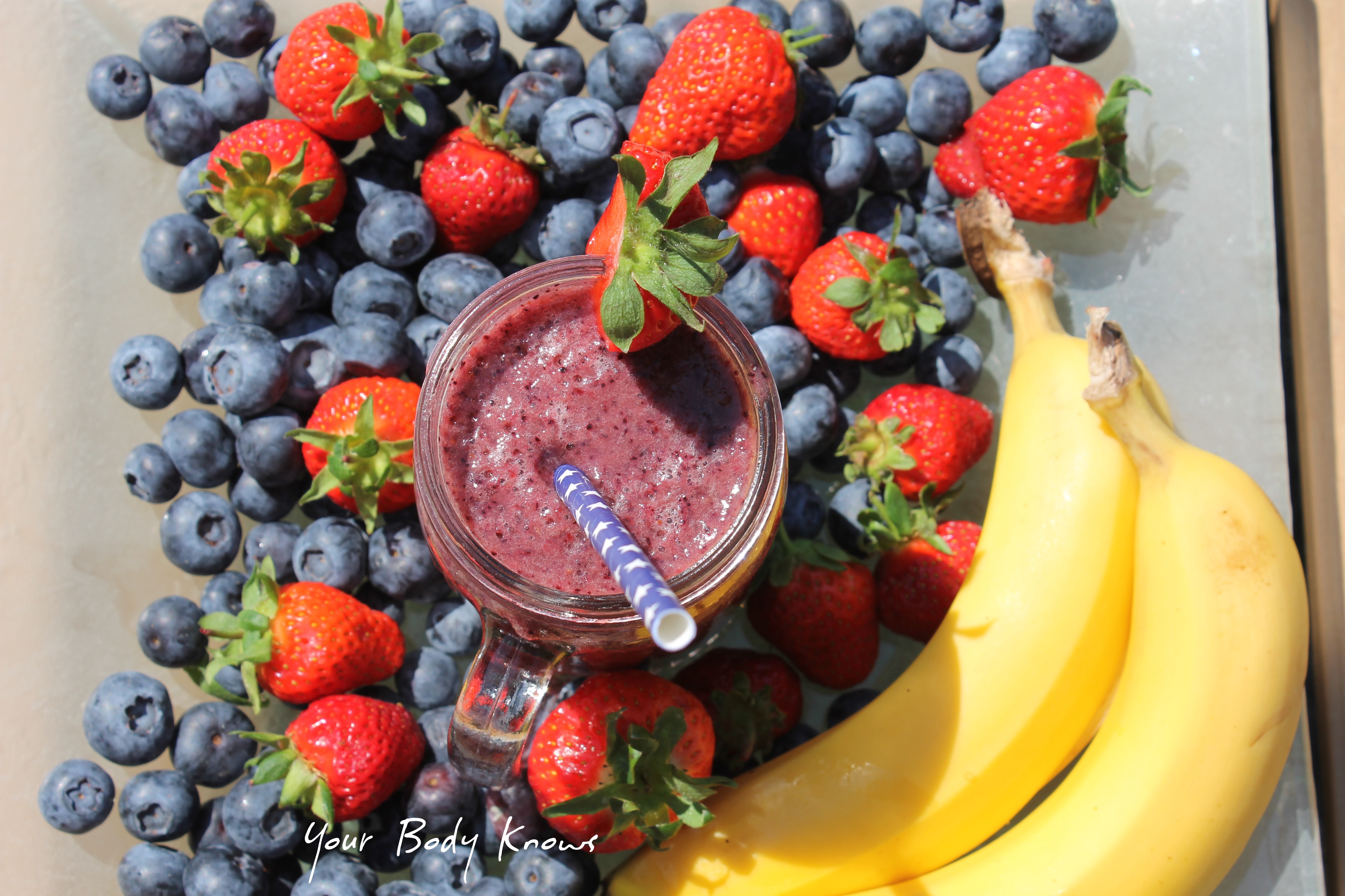 Mixed Berries and Banana Smoothie Your Body Knows